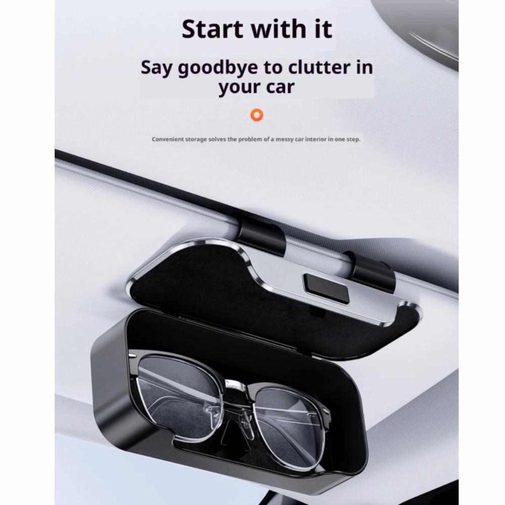 Flocking Inner Auto Sunglasses Organizer ABS Car Sunglasses Holder  Vehicle