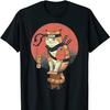 Shinobi Cat Ukiyoe Japanese Art Samurai Cat T Shirt New 100 Cotton Short Sleeve ONeck Tshirt Casual Mens Top