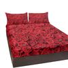 3-Piece Bed Linen Set With Roses All Over, Comes With Two Pillowcases, Suitable For The Bedroom (Romantic, Couples)