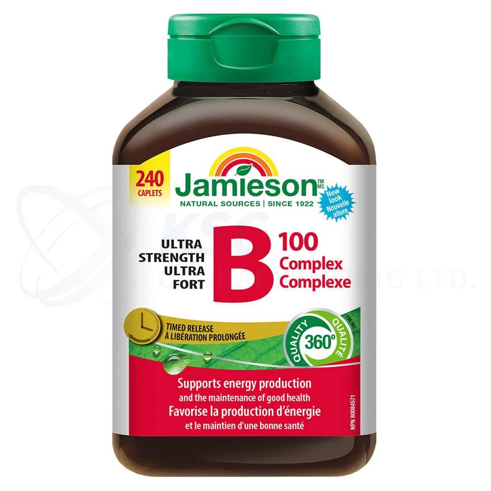 Jamieson Ultra Strength Complex 100mg 240 Tabletek 1 szt.