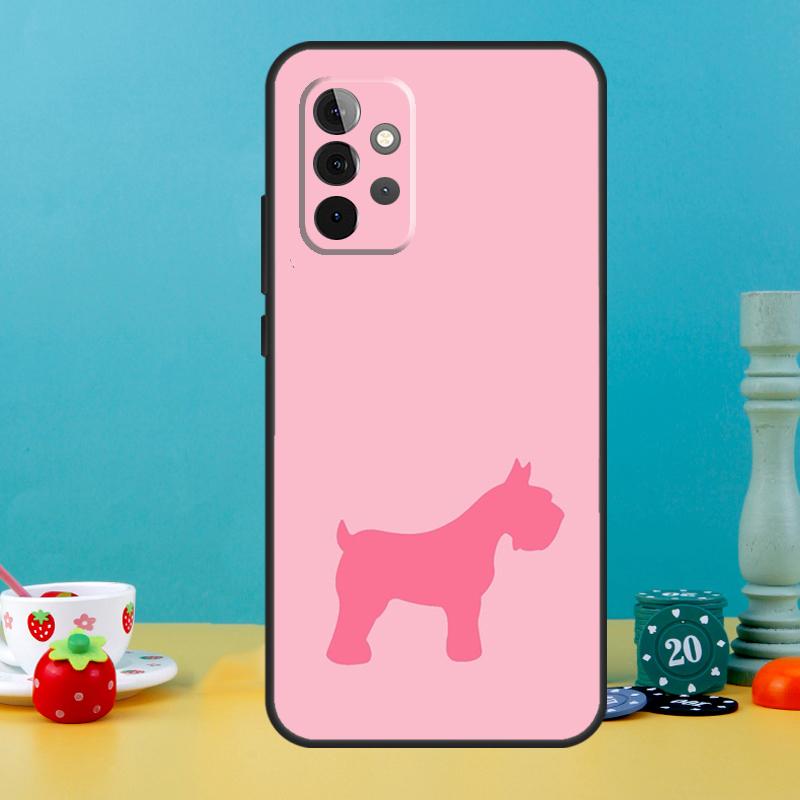 Miniature Schnauzer dog art Case For Samsung Galaxy A14 A24 A34 A54 A12 A22 A32 A52 S A13 A33 A53 A51 A71 Phone Cover