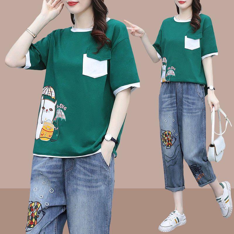 

Дышащая и крутая летняя футболка с коротким рукавом для женщин, топы в художественном стиле L