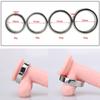 5 Sizes Stainless Steel Male Penis Ring Ball Scrotum Stretcher Ejaculation Delay Metal Cock Rings BDSM Sex Toys For Men Cockring