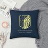 Shingeki No Kyojin Attack On Titan Wings Square Pillowcase Pillow Cover Cushion Throw Pillow for Home Sofa Living Room