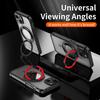 For iPhone 14 Magnetic Case with Kickstand PC+TPU Phone Back Cover