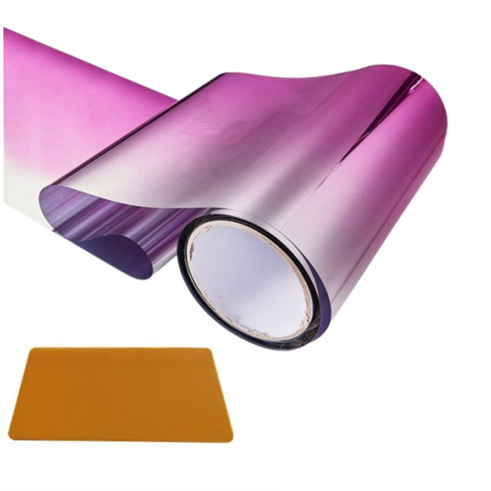 Red Chameleon Window Tint Car Tint Anti Look Window Film Smoke Window Car Sun Shade Protection Film 20×150cm