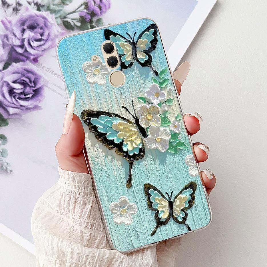 For Huawei Mate 20 Lite Case SNE-AL00 SNE-LX1 Popular Painted Cover Soft Slim Phone Case For Huawei Mate 20 Pro Mate20 Lite Bags