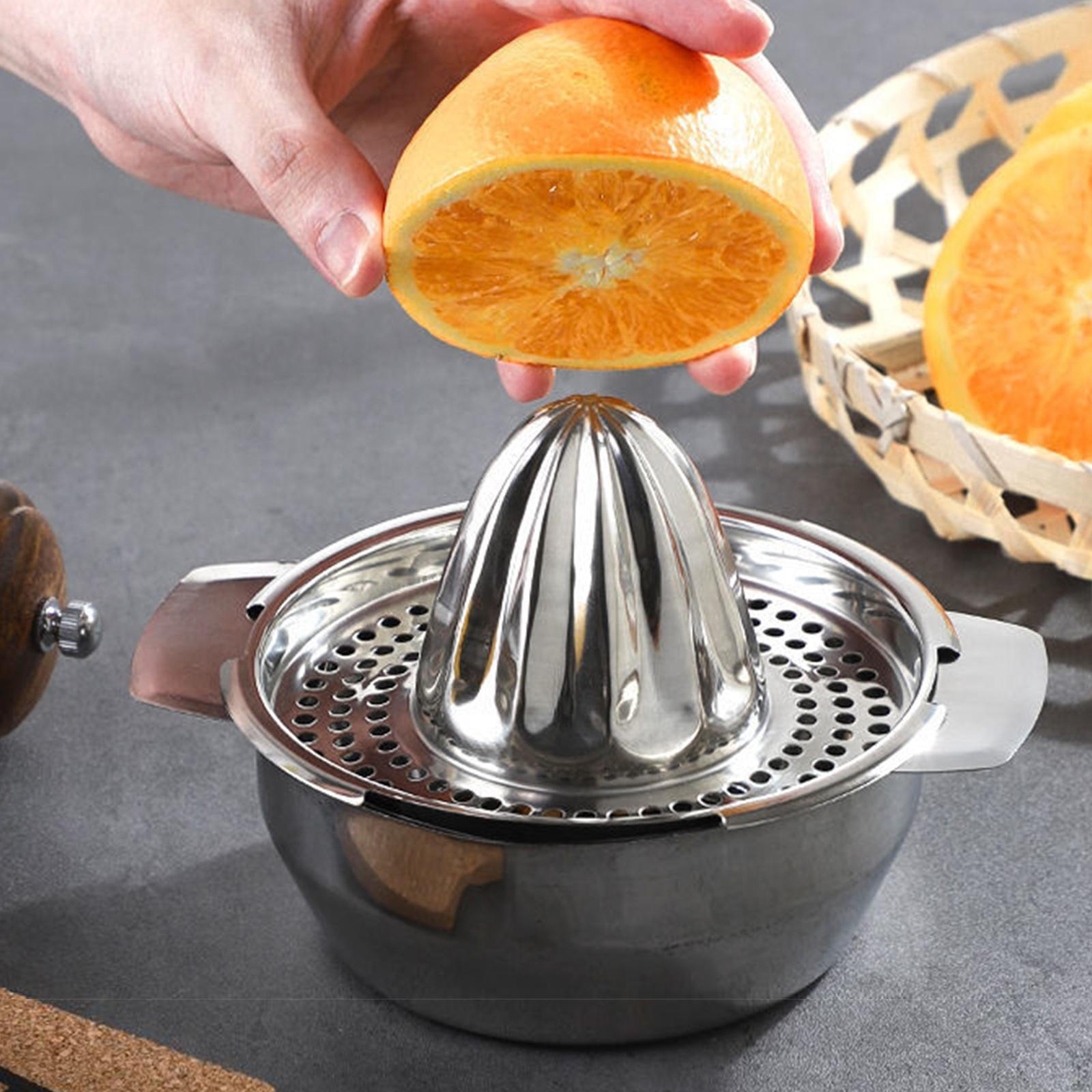 Manual Juicer Hand Press Fruit Squeezer Easy to Clean Multipurpose Kitchen Tool Stainless Steel for
