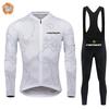 Merida Bike Team 2026 Winter Long Sleeves Cycling Clothing Men's Thermal Fleece Cycling Jersey Set Moutain Road Bike Uniform