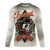 2023 New Man's Retro Skull Round Neck Long Sleeve T-shirt 3D Printing Autumn Top Sweatshirt Pleasure T Shirts Man's Clothing