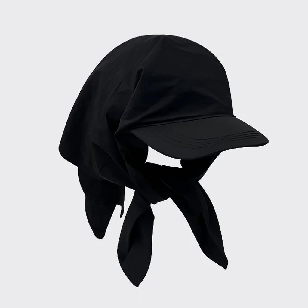 Headscarf Duck Tongue Hats Men's And Women's Summer Quick Drying Outdoor Sun Protection And Face Protection Strap Headband Caps