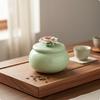 Airtight Tea Container Handmade Ceramic Canister HumidityresistantProof Jar