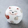 Ceramic Lucky Cat Piggy Bank Saving Coin Box Save Money Box Fortune Cat Ornament Statue Figurine Feng Shui Craft Home Decor