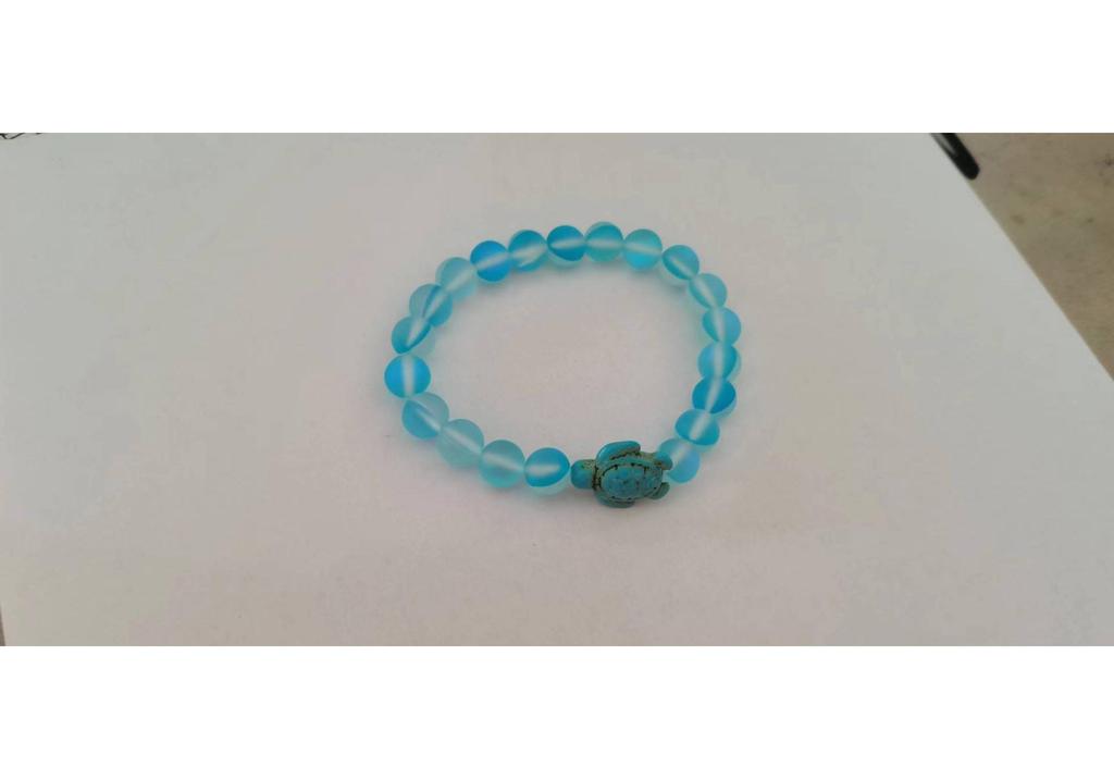 Stilvolles Perlen-Schildkröten-Armband für Damen - Exotisches Sommer-Strand-Accessoire