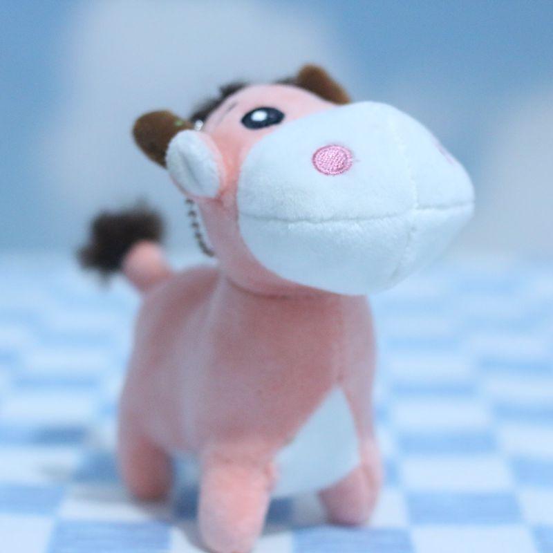 Donkey Plush Sweet Keyring Charming Cartoon Soft Toy For Bags And Fun Accessories