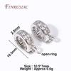 18K Gold Plated Brass With Zircon Hinged Pendant Enhancer Bail Clasps For Jewelry Making Supplies DIY Findings Accessories