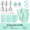 Nordic Disposable Piping Bags & Tips Set for Cake Decorating