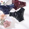 Úžasné ženy Spodní prádlo Bowknot Krajka Spodní prádlo Dámské Sexy T-záda Tanga Průhledné Kalhotky Japonský styl Transparentní kalhotky