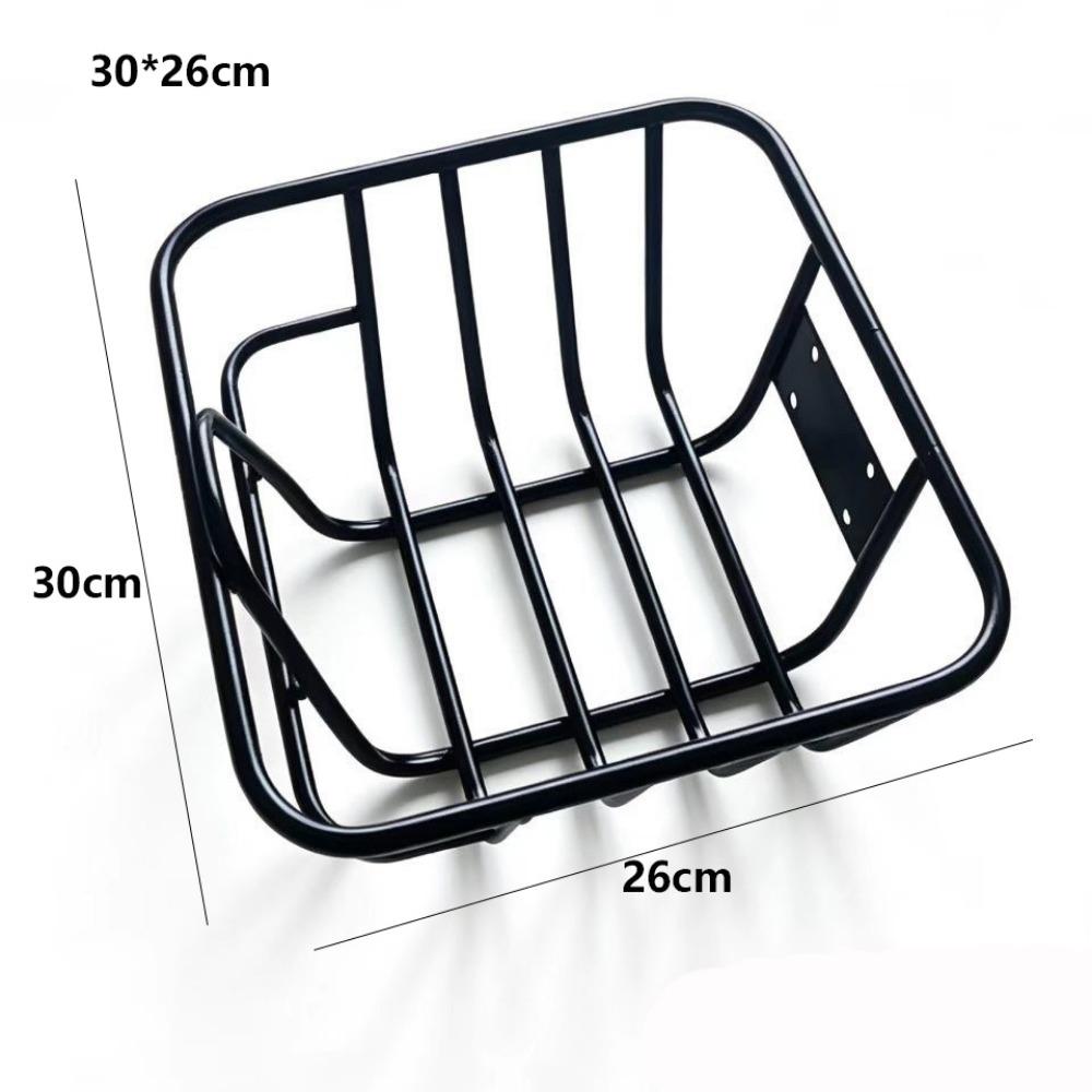 Fixed Durable Bicycle Rear Basket Metal Backpack Storage  Children s Folding Bike Accessories