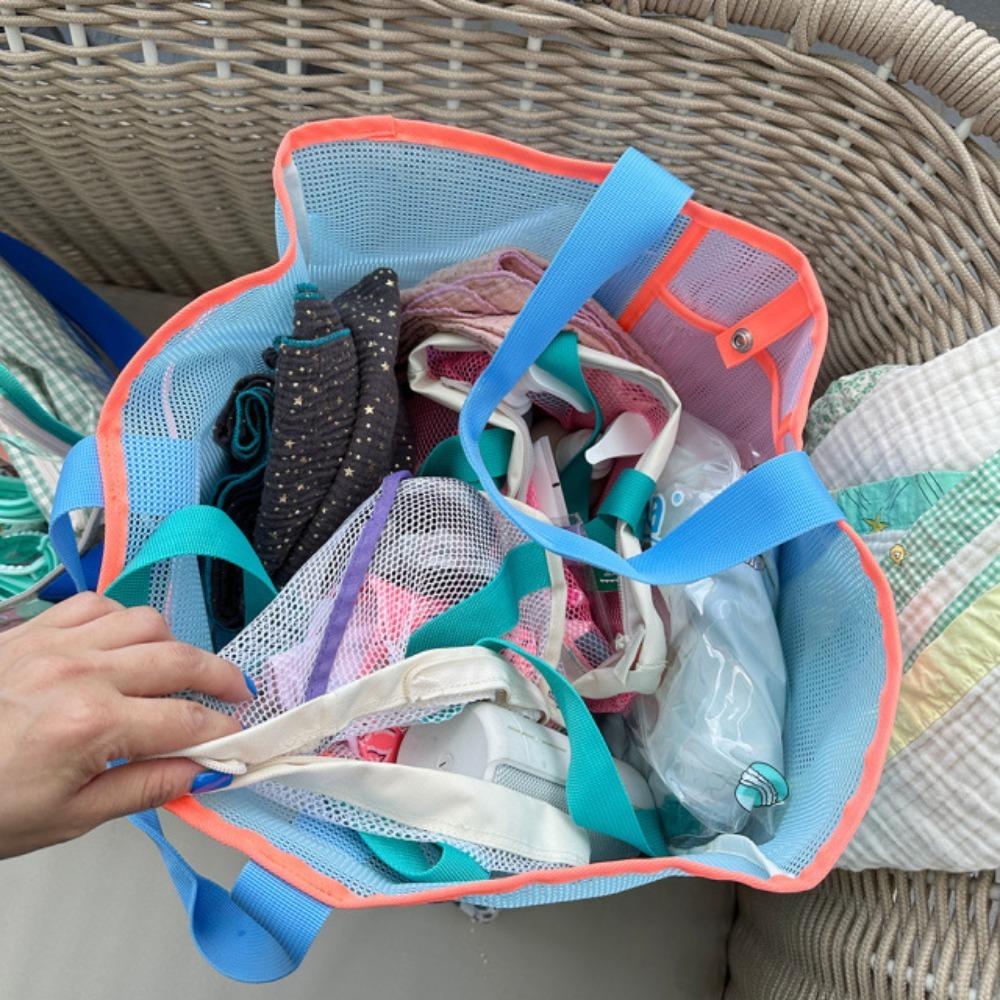 

Large Capacity Swimsuit Storage Bag Portable Shoulder Winder Bag Fashionable Beach Bag