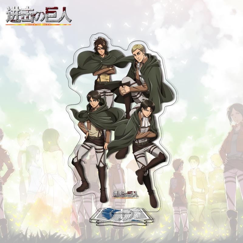 Attack on Titan Acrylic Stand Anime Large Stand Cartoon Cute Character Figure Display Stand Anime Merchandise Collectible Gift