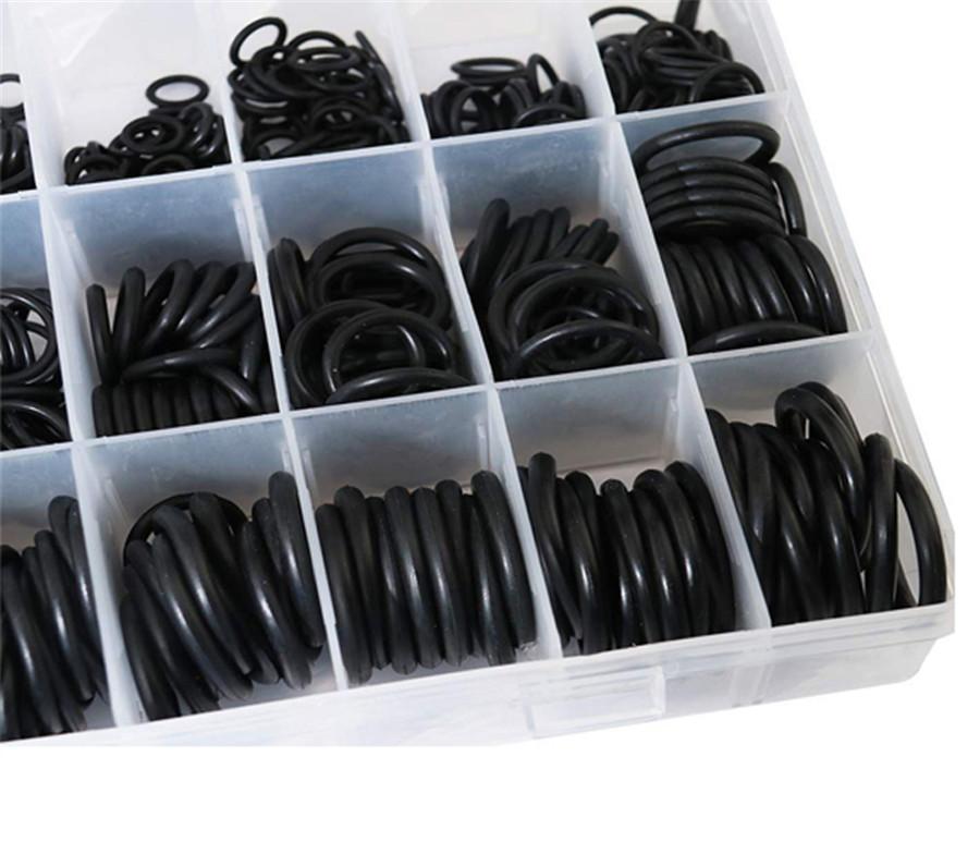 800PCS Rubber O-Ring Seal Gasket Set OD 6mm to 28mm Thickness 1.5mm 2.4mm 3.1mm