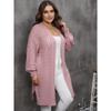 Plus-size Women's New Autumn Cardigan, Air-conditioned Sweater and Coat with Cutout