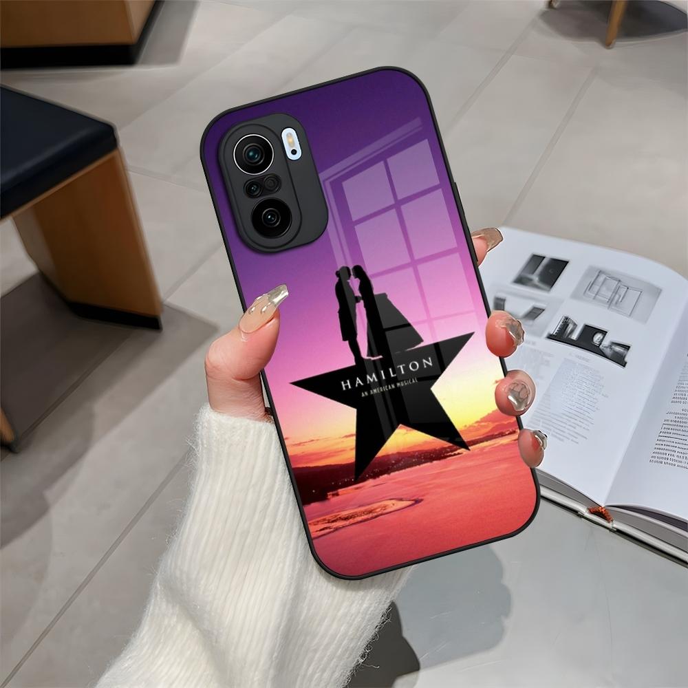 H-Hamilton Musical Lyrics Phone Case For Redmi 12c 13c 12 13 Note 13 Pro Plus 11 12 Pro 10 11s 12s Tempered Glass Cover