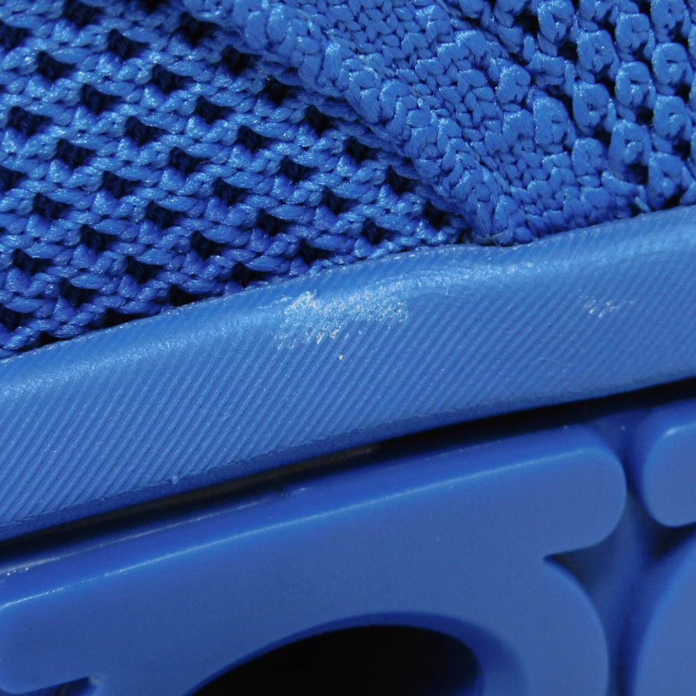 Used 9896 NIMA KNIT Low Tops 021285 7896 New Logo 6 Shark Sole 9.6" Gancini Fabric Blue Men's from Japan AUTHENTIC