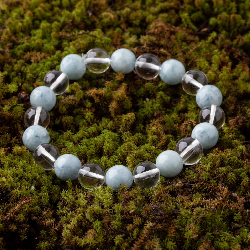 17cm Itoigawa Natürliches Jadeit-Armband mit Blau und einem Wunderschönen Japanischen Nationalstein und Jomon Kraftstein Jadeit-Werkstatt Paulowniaholz