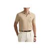 Polo Ralph Lauren Solid Color Pony Embroidered Straight Fit Short Sleeve Polo Shirt Men Tops Khaki 710950158-006