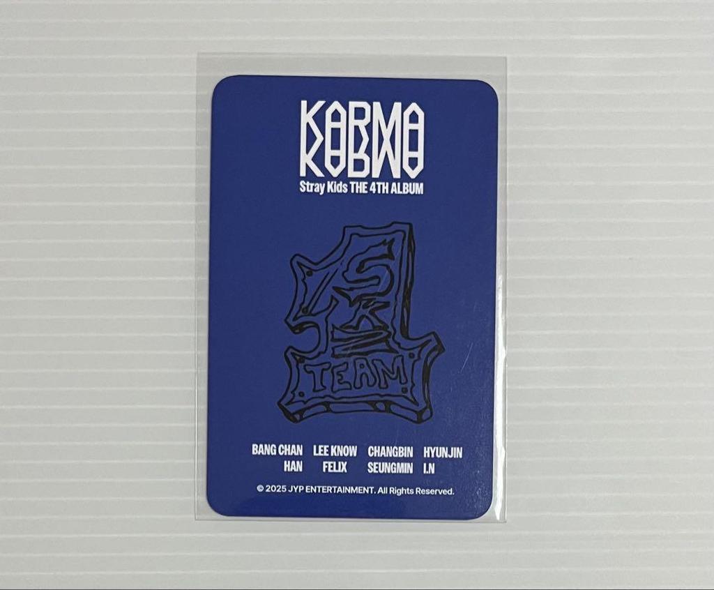[USED] Stray Kids KARMA POPUP Uniform Trading Card Reno