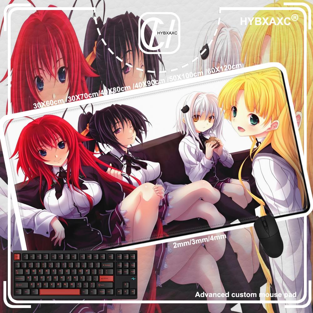 High School DXD Mouse Pad Cute HD Desk Pad Extended Gaming Keyboard Mats Large 90x40cm XXL Gamer Mousepad