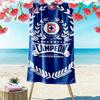 Cruz Azul Print Beach Towel, Large Soft Quick Dry Towel for Beach Camping Swimming