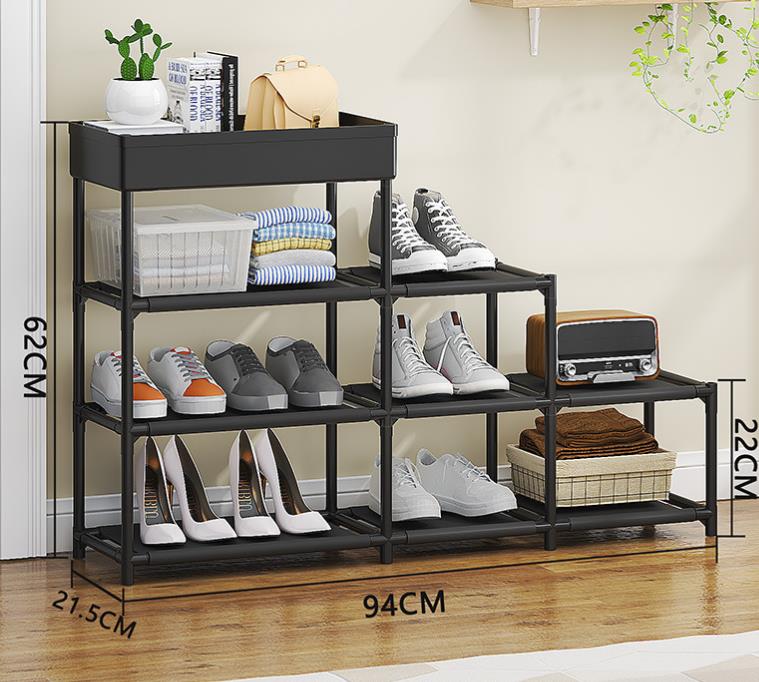 Diy Trapezoidal Shoe Rack Storage Rack Storage Rack Any Combination Of Multifunctional Storage Rack Shoe Cabinet Assembly Shoes