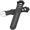 Replacement Watch Strap for SUUNTO Observer SR X6HRM, Black/Silver Buckle, Includes Tool