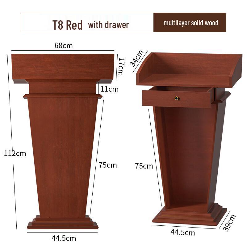 Jundingying T8A Solid Wood Podium
