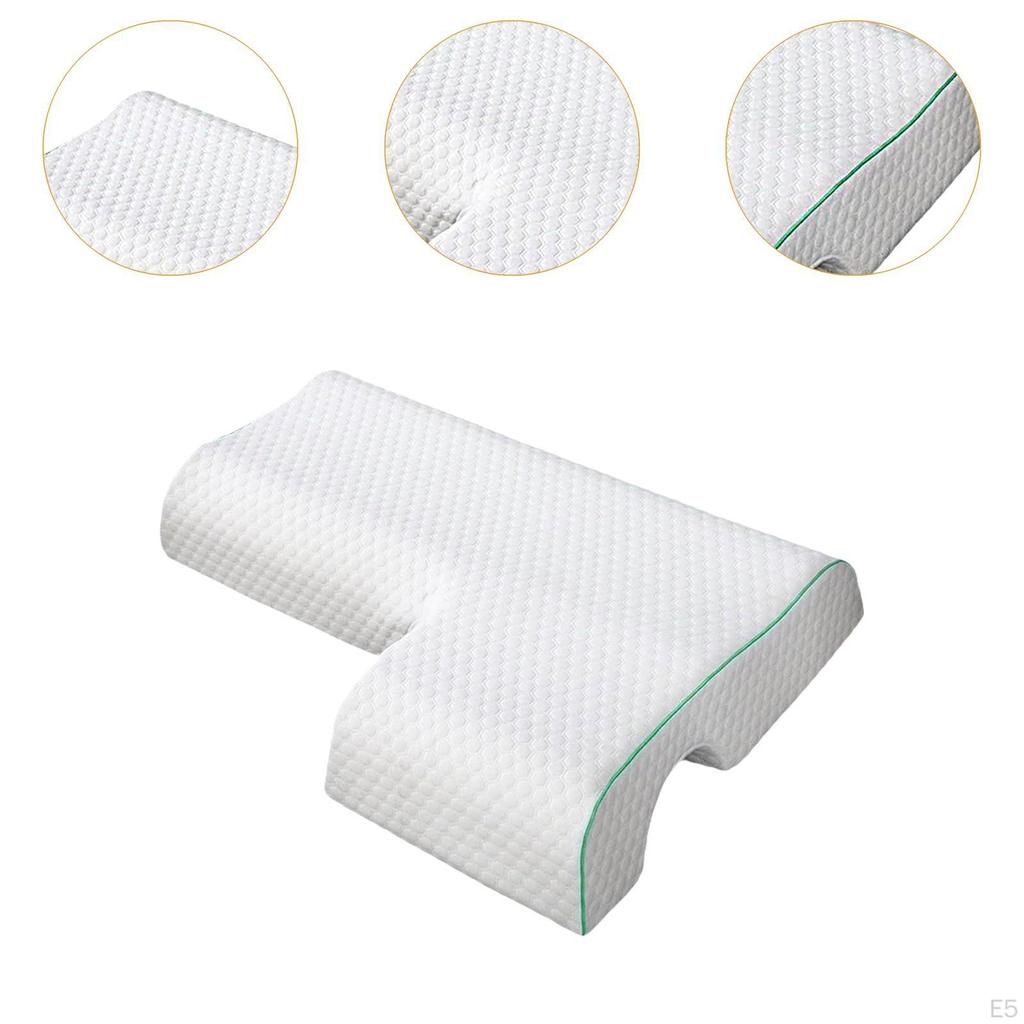 Couples Pillow Hug The Arched of Light Sleep with Memory Foam for Hole