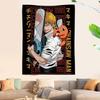 Chainsaw Man Buntes Wandteppich Wandbehang Böhmische Wandteppiche Mandala Wandbehang Tücher