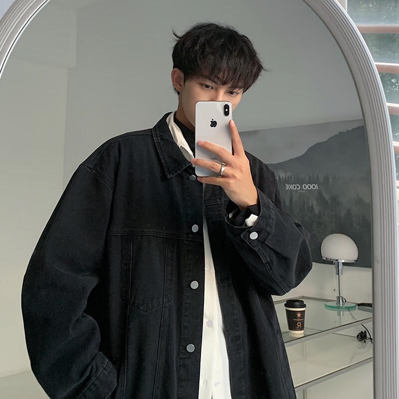 

Foss Phil Men s Autumn/Winter Loose Fit Denim Jacket HQ1204 3XL