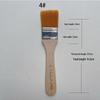 Nylon Bristle Brush with Wood Handle - Versatile for Painting, BBQ, and Cleaning
