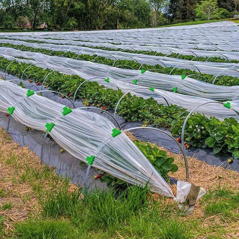 Garden Clips For Netting 100-piece Snap Clamps Heavy Duty Accessories Bracket Replacement Support Fasteners For Grow Farm