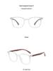 Literary Retro Wood Grain Large Frame Glasses, Anti-Radiation & Blue Light, TR Ultralight, Trendy Unisex High-End M03.