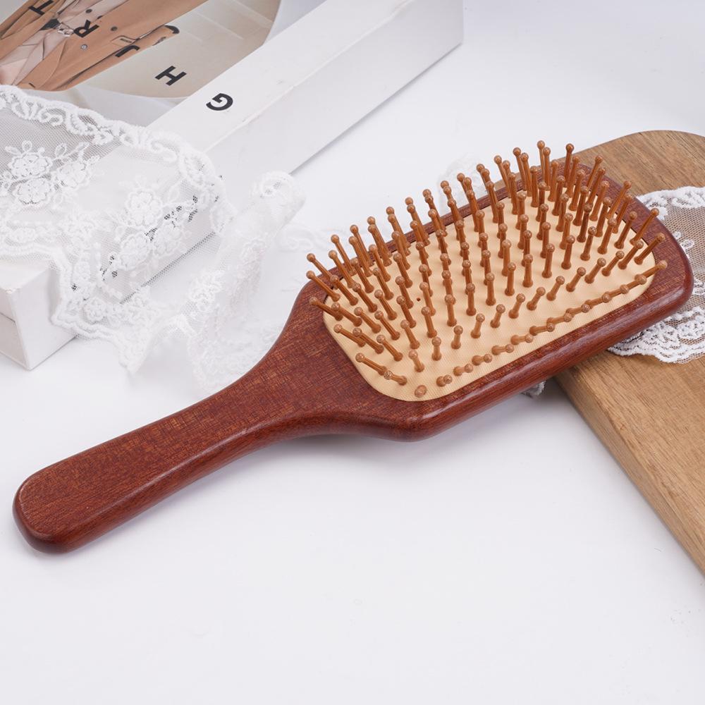 Sandalwood Rebound Massage Comb for Hair and Body