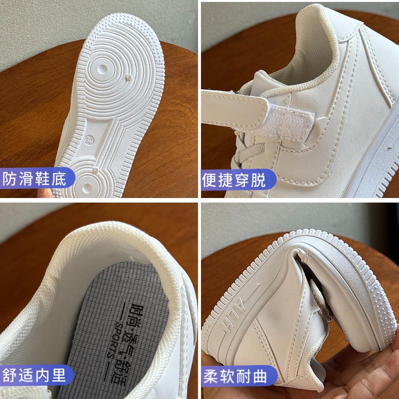 Children's new spring and autumn fashion casual little white shoes non-slip soft sole comfortable boys and girls single shoes