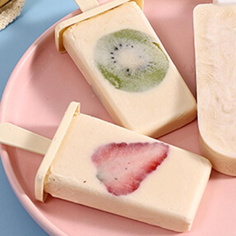 Stampo per Gelato 9 Stampini per Ghiaccioli Set, Stampo per Gelato Riutilizzabile con Bastoncino e Coperchio Strumento Creativo per la Cucina