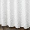 Tenda da Doccia Bianca Impermeabile in Tessuto Intrecciato Tende da Doccia Moderne in Stile Farmhouse per Bagno Set di Tende