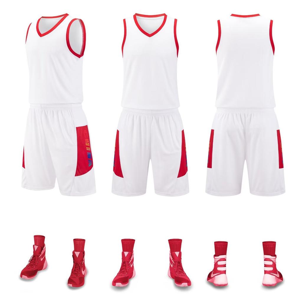 Basketball Suit Mens Jersey Student Summer Game Training Active Childrens Vest Basketball Suit