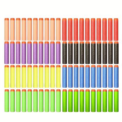 7,2 cm 200 Stück für EVA Weichkugeln Darts Runde Spitze Nachfüllschwamm Darts Kinder Kinderspielzeugpistole Kugeln für EVA N-Strike Blaster