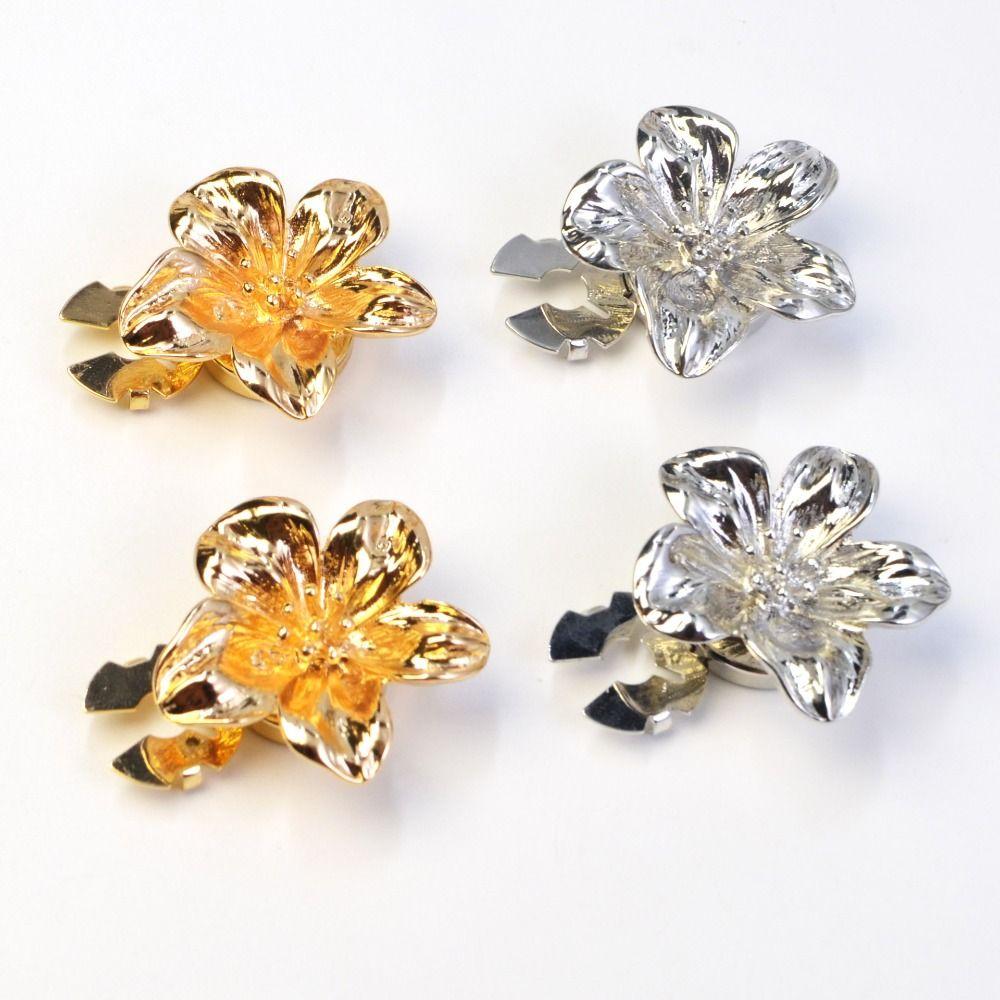 DIY Button Cover Sewing-free Cufflinks Shirt Button Clip New Flower Cufflinks  Special Occasions